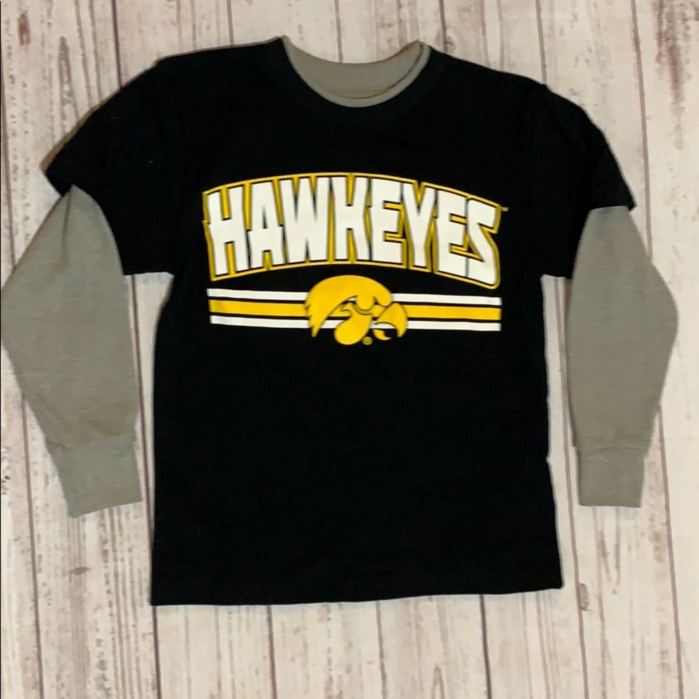 Iowa Hawkeyes long-sleeve t-shirt size M 5/6